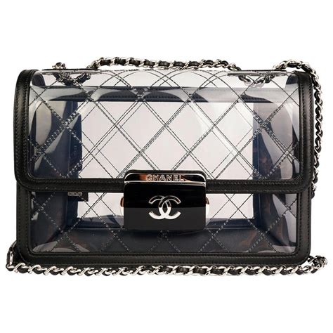 clear plastic chanel bag